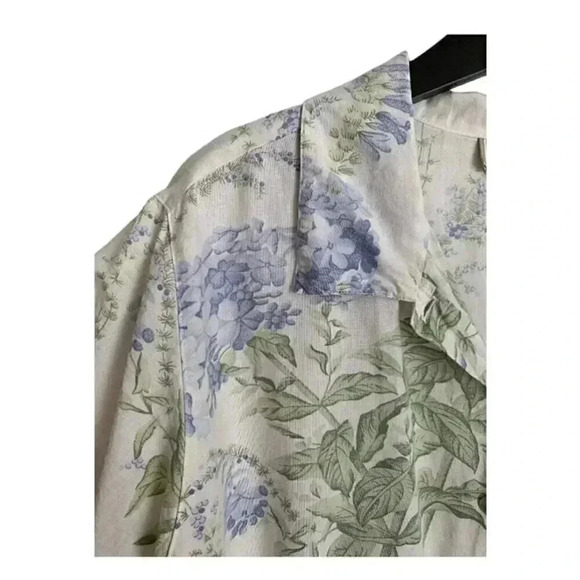 Linen Button Down Shirt by Lemon Grass - Size 22 - Linen Cotton Blend - Picture 5 of 5